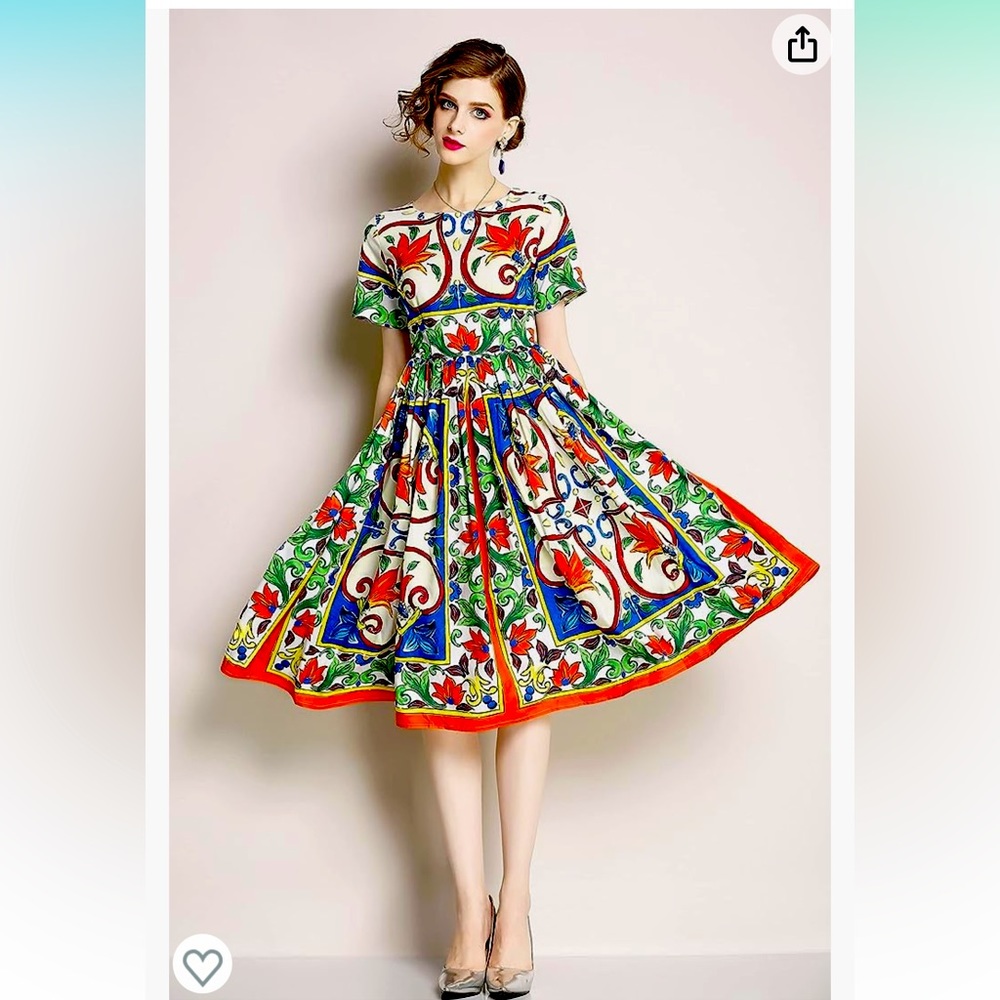 Dolce & Gabbana Style Summer Dress sz 4